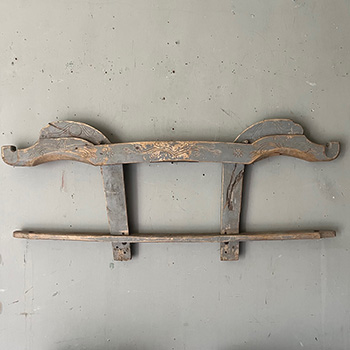 Antique Folk Art Ox-Bow Yoke